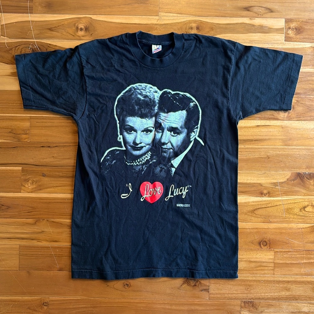 Vintage 1991 CBS I love Lucy Single Stitch Tee L